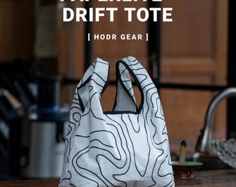 Ultralight Tyvek Drift Tote, PaperLite 61.9g Packable Tote Bag for Camping and Travel