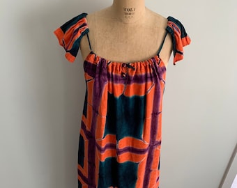 Vibrant Batik/Tie Dye sundress-Size M/L