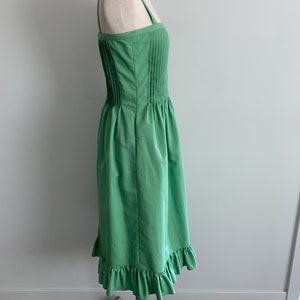 Nipon Boutique green poplin sundress-size xs image 3