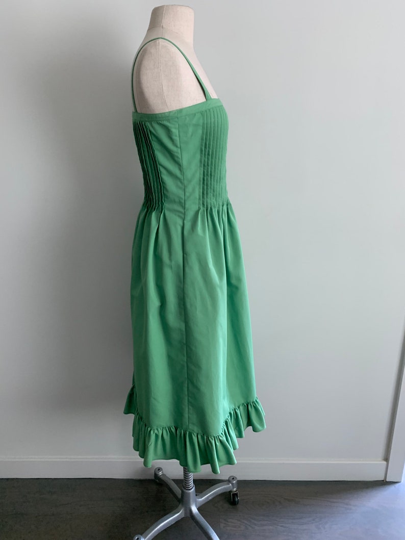 Nipon Boutique green poplin sundress-size xs image 3