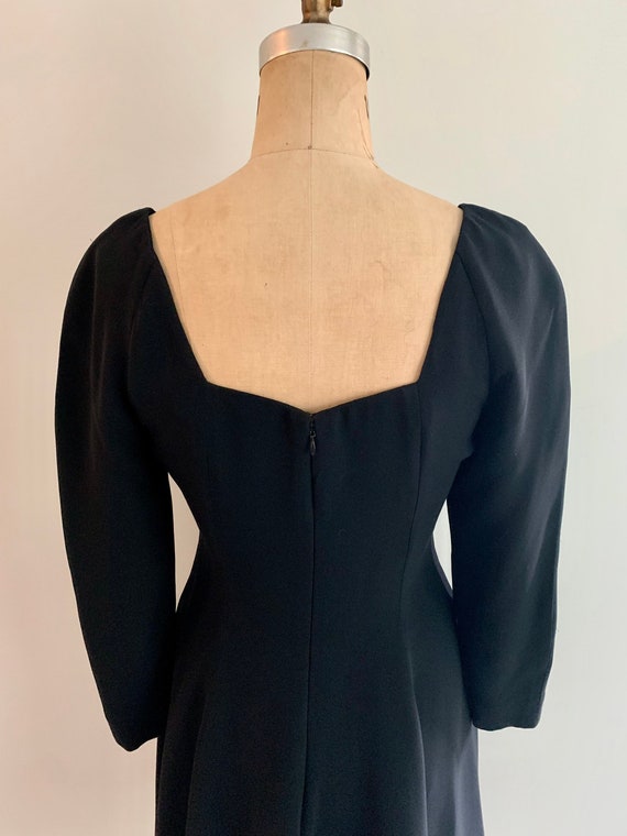 Geoffrey Beene New York vintage black rayon dress… - image 7