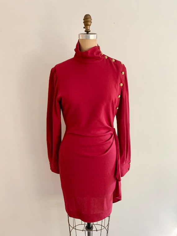 Ungaro Parallele Paris crimson red vintage 80s/90… - image 3