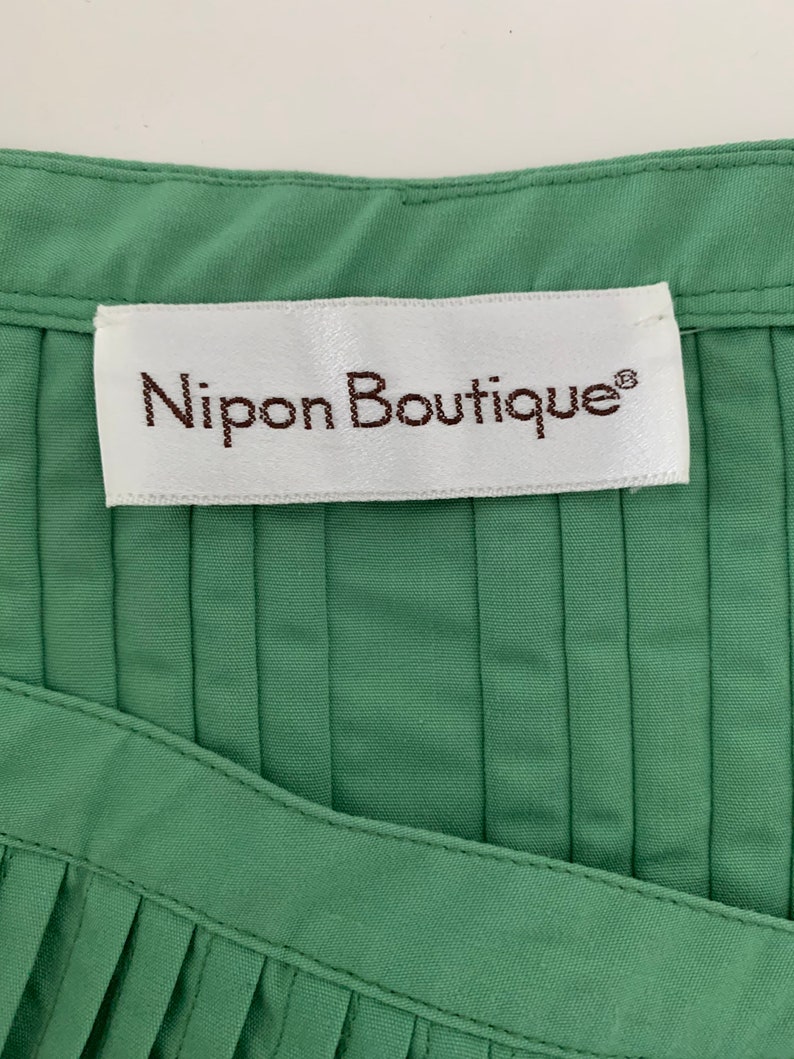 Nipon Boutique green poplin sundress-size xs image 6
