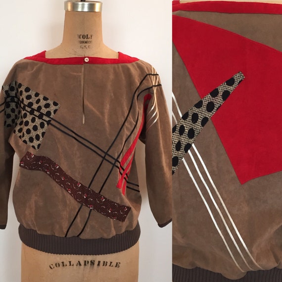 Koos Van Den Akker faux suede banded tunic
