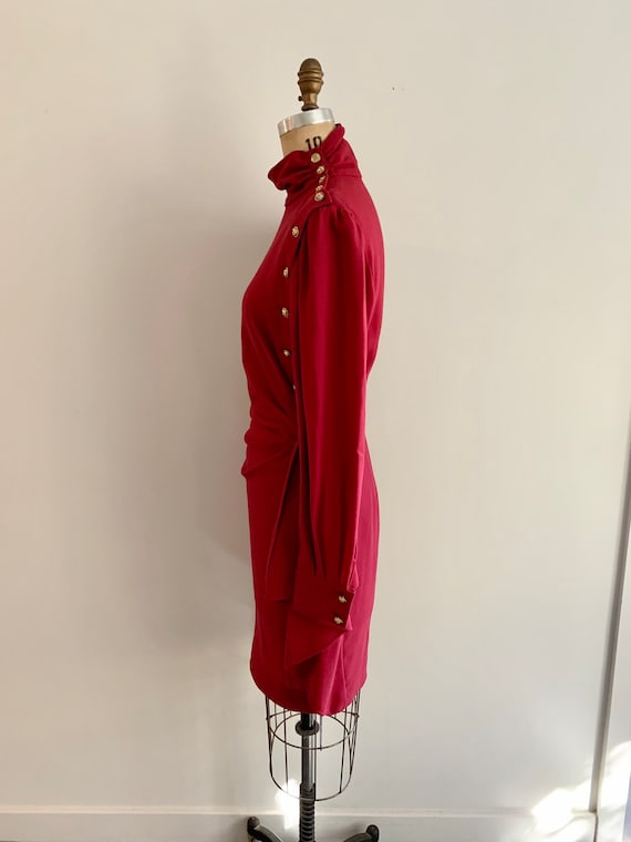 Ungaro Parallele Paris crimson red vintage 80s/90… - image 4