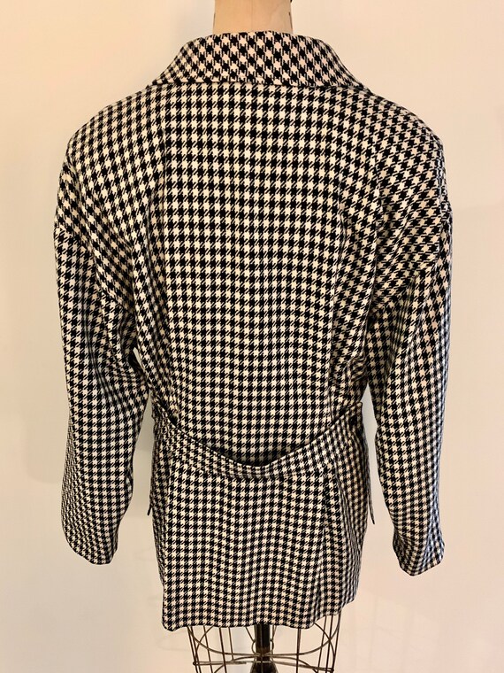 Ungaro solo donna vintage 1980s wool b/w houndsto… - image 6