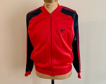 Vintage Adidas 1980s Navy/red ATP Track Jacket-size M - Etsy