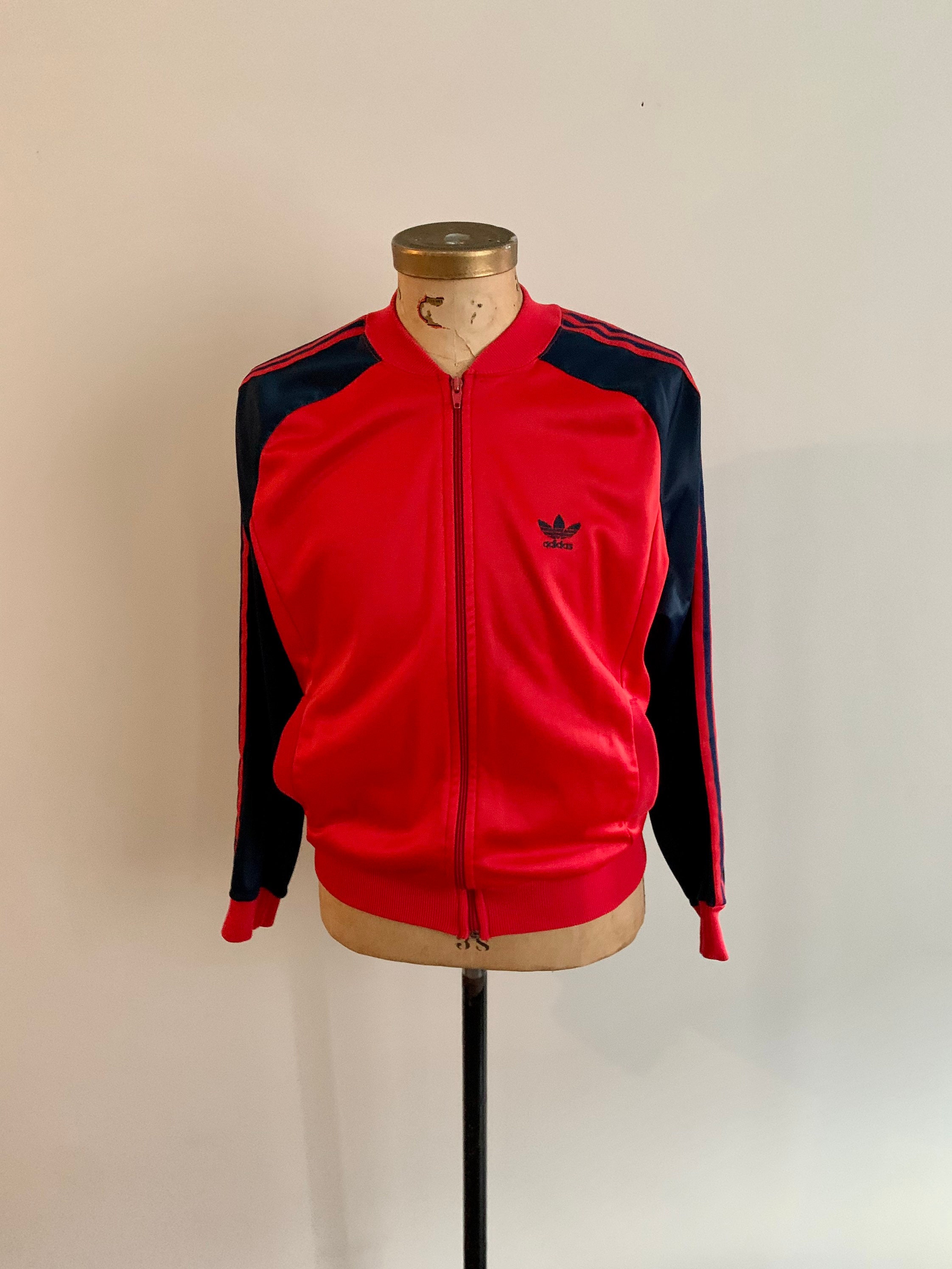 Vintage Adidas 1980s Navy/red ATP Track Jacket-size M - Etsy