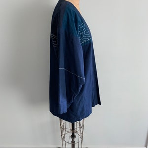 Chigyo hand made indigo kimono jacket-Size S image 4