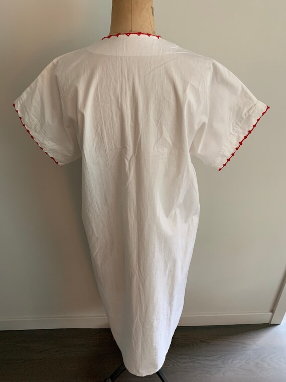 sachin and babi light blue dress Occasion Short Linen Dress-White Embroidery main image 0