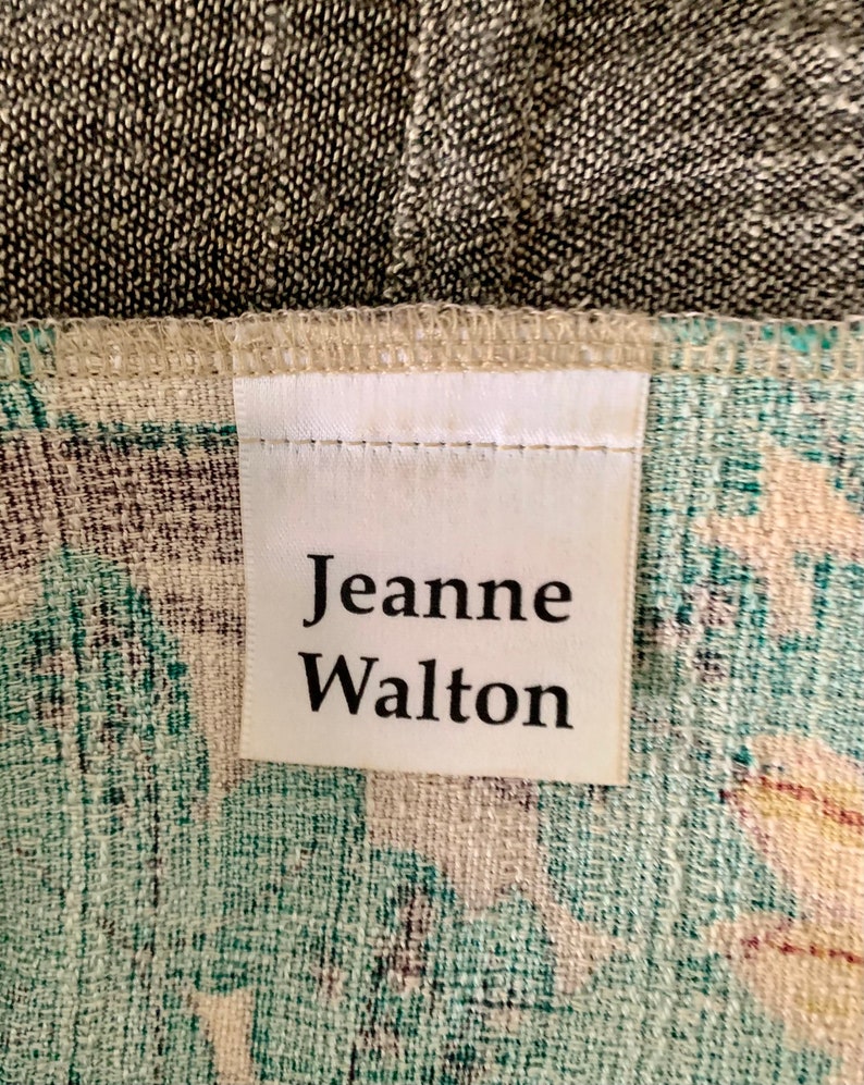 Jeanne Walton vintage wearable art jacket/vest-one size image 10