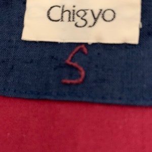 Chigyo hand made indigo kimono jacket-Size S image 9