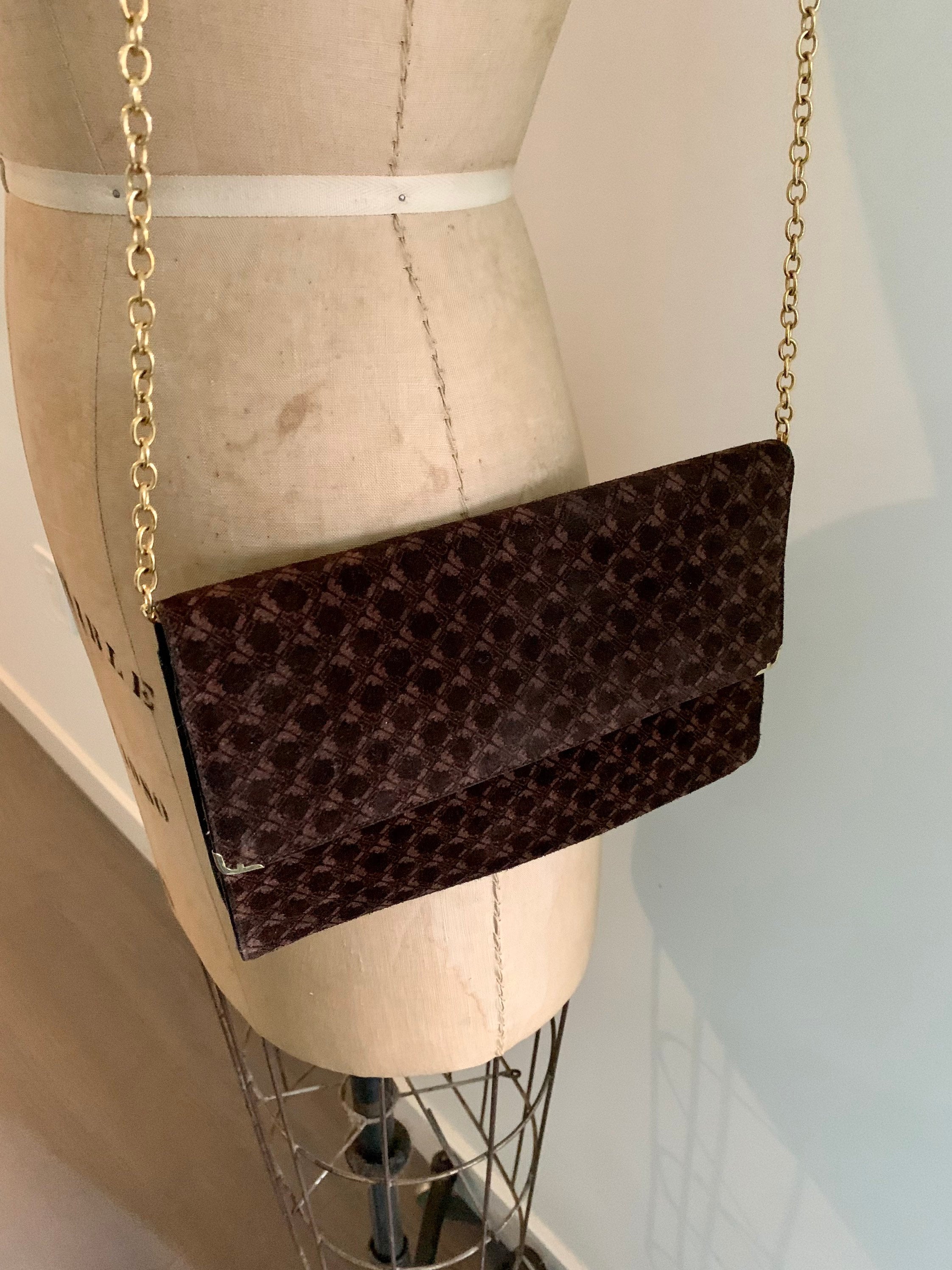 Ferragamo Suede Bag Etsy