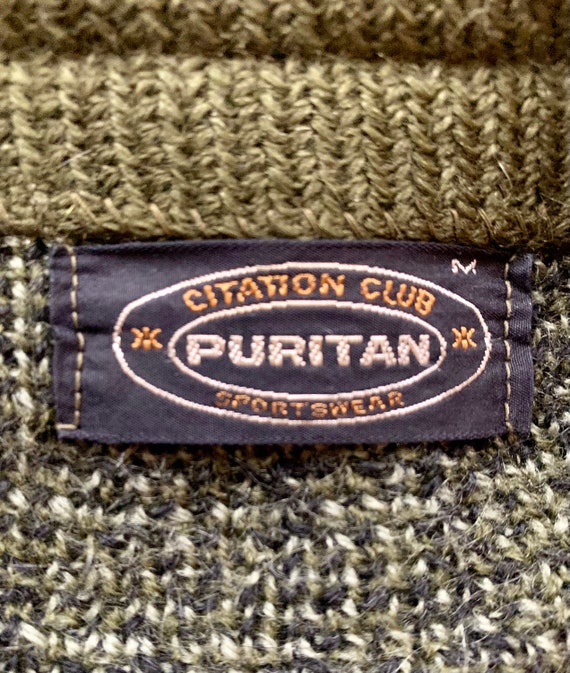 Puritan Citation Club Vintage 1960s Green Plaid Mohair