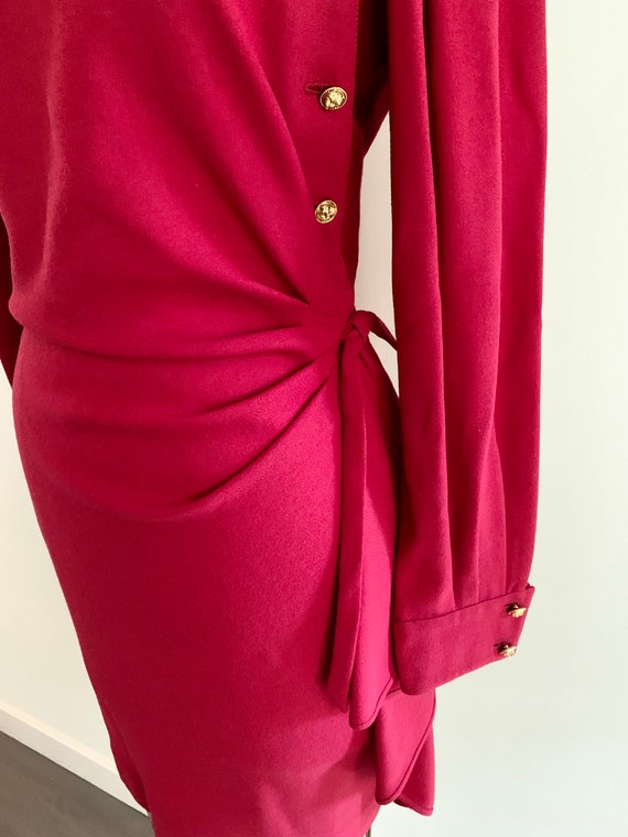 Ungaro Parallele Paris crimson red vintage 80s/90… - image 9