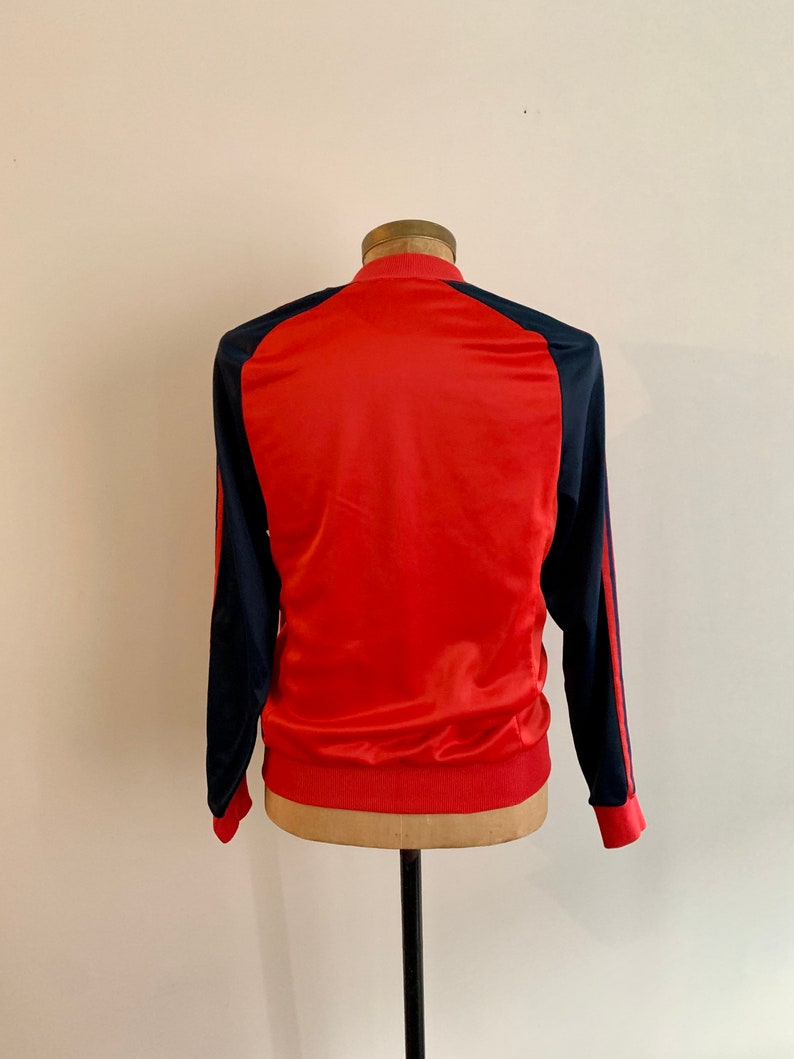 Vintage Adidas 1980s navy/red ATP track jacket-size M image 4