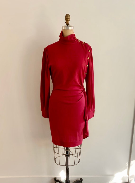 Ungaro Parallele Paris crimson red vintage 80s/90… - image 1