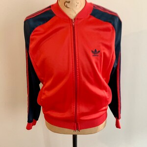 Vintage Adidas 1980s navy/red ATP track jacket-size M image 6