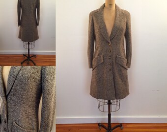 Valentino Boutique vintage tweed coatdress
