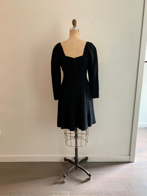 Geoffrey Beene New York vintage black rayon dress… - image 6