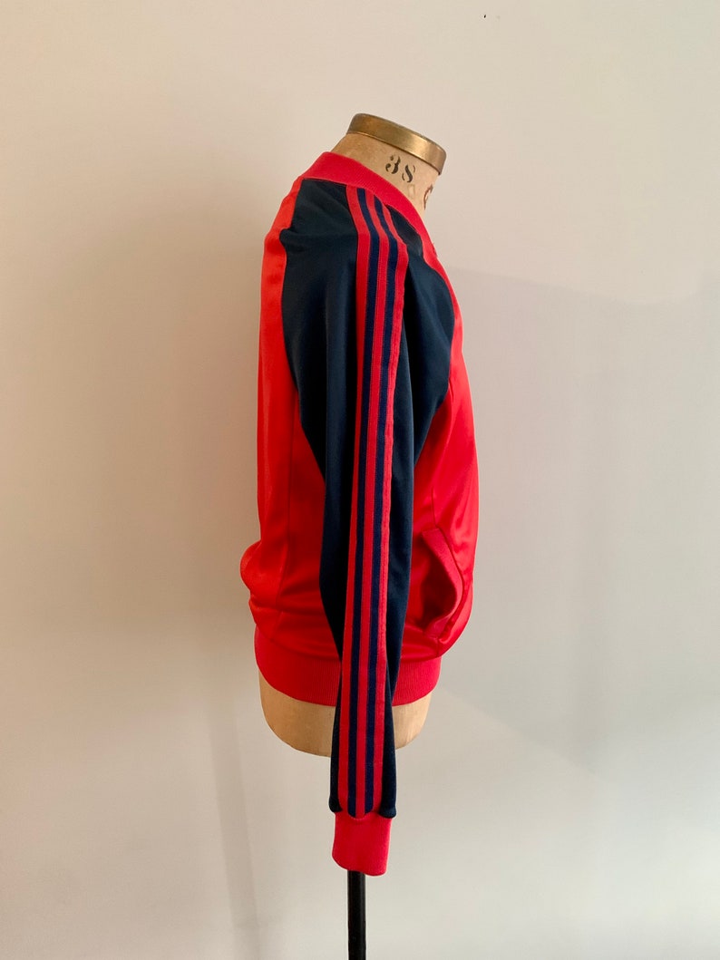 Vintage Adidas 1980s navy/red ATP track jacket-size M image 5