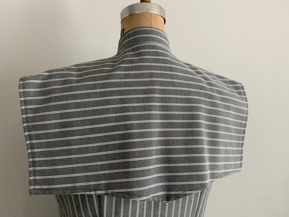 Fantastic 80s Act 1 New York pinstripe sleeveless… - image 9