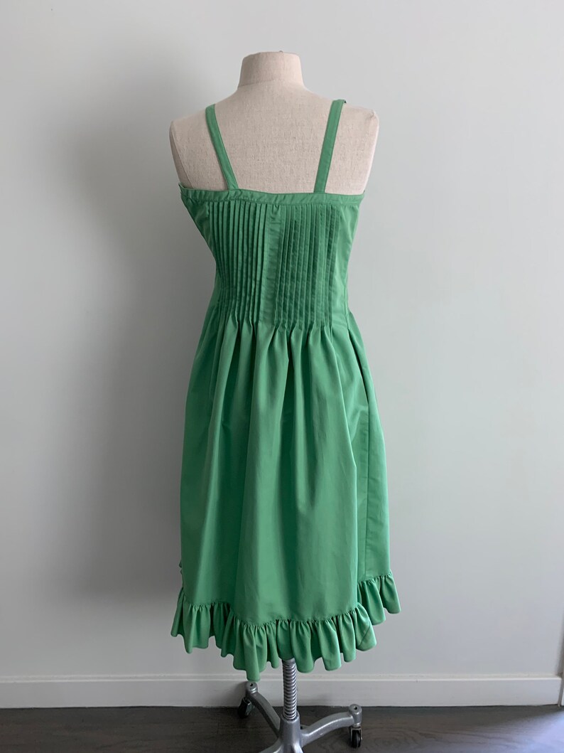 Nipon Boutique green poplin sundress-size xs image 4