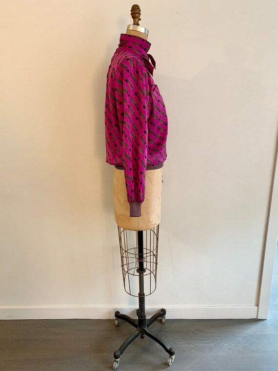 Emanuel Ungaro Parallels Paris vintage 1980s silk… - image 5