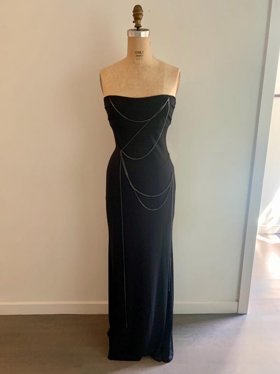 formal plus size dresses near me Strapless Linen Maxi Dress – Nati Boutique main image 0