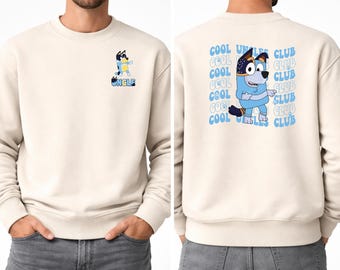 Bluey Uncle Sweatshirt, Uncles Club Bluey Hoodie
