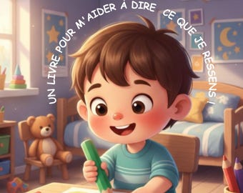 Children's emotions activity book – Printable PDF – 22 pages – Montessori – Helping your child understand and express their emotions.