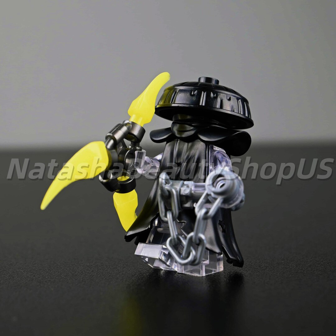 MOC Ninjago Rox Minifigure – Cursed Sorceress Form, Translucent Ghost ...