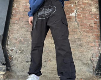 Corteiz Cotton Cargo Pants High Street Streetwear Trousers Casual Utility Pants Unisex Fashion Bottoms
