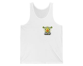 Cheeky Avocado Lifter Tank Top | Lightweight Cotton Casual Activewear