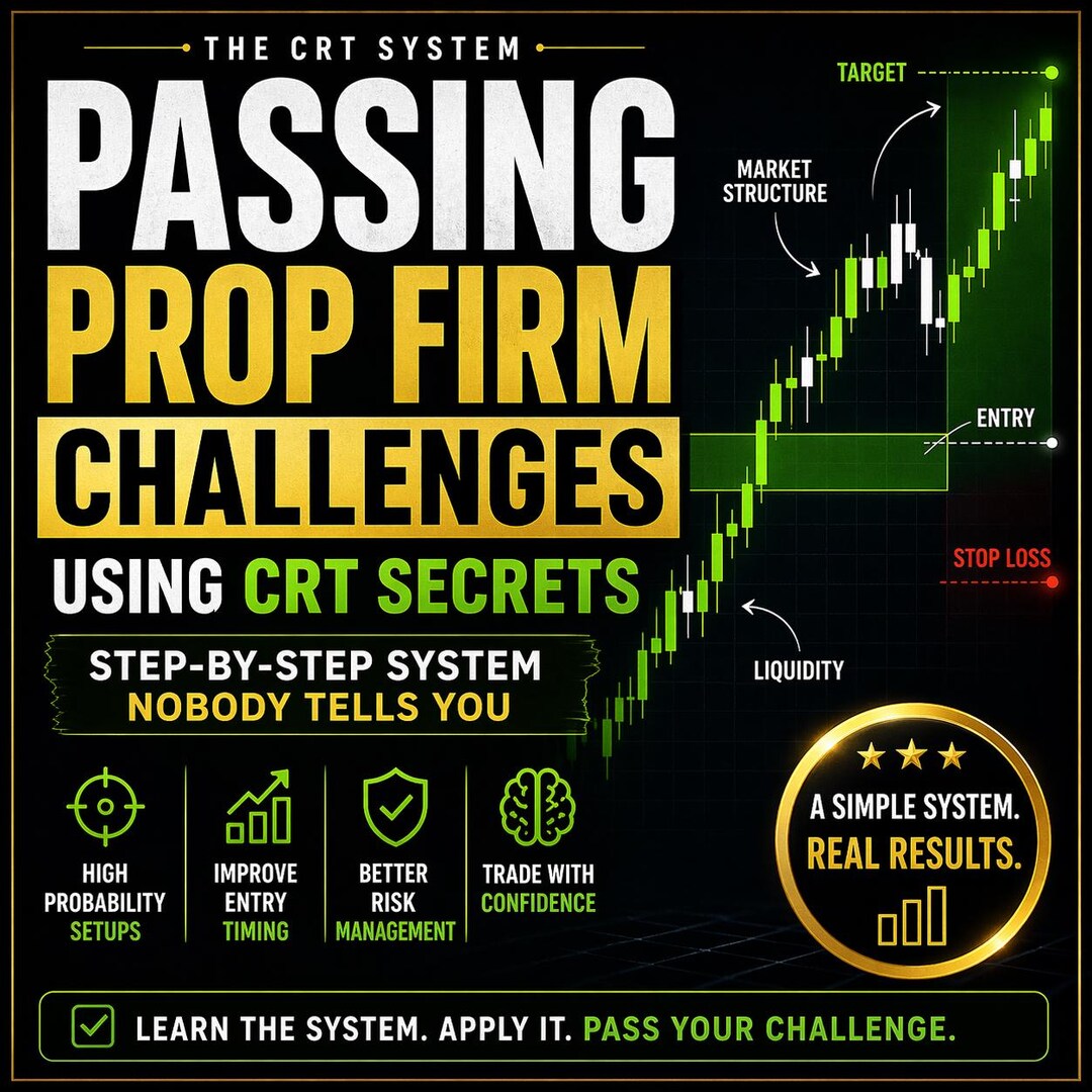 CRT Secrets Prop Firm Challenge Guide | Forex Trading Strategy PDF ...