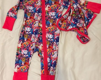 Baby Bamboo Pjs and Lovey