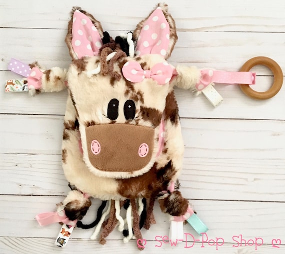 Horse Plush Baby Sensory Toy Mini Lovey