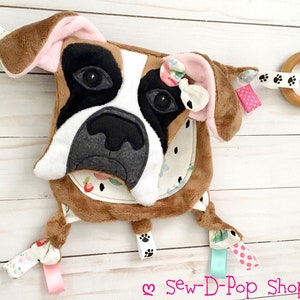 Boxer Baby Toy Plush Mini Lovey