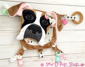 Boxer Baby Toy Plush Mini Lovey