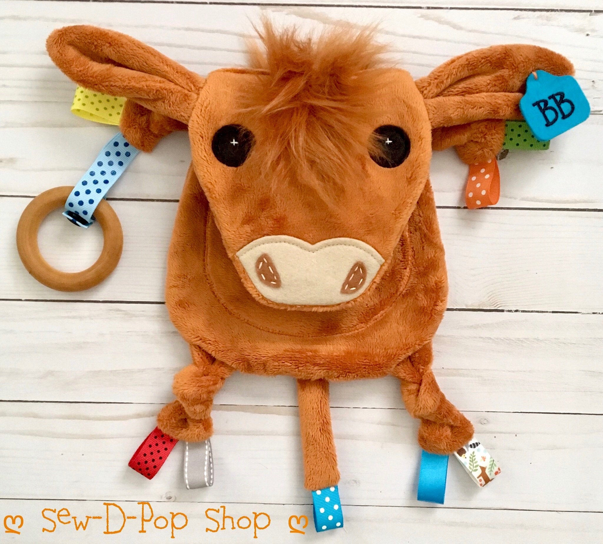 stuffed hereford cow