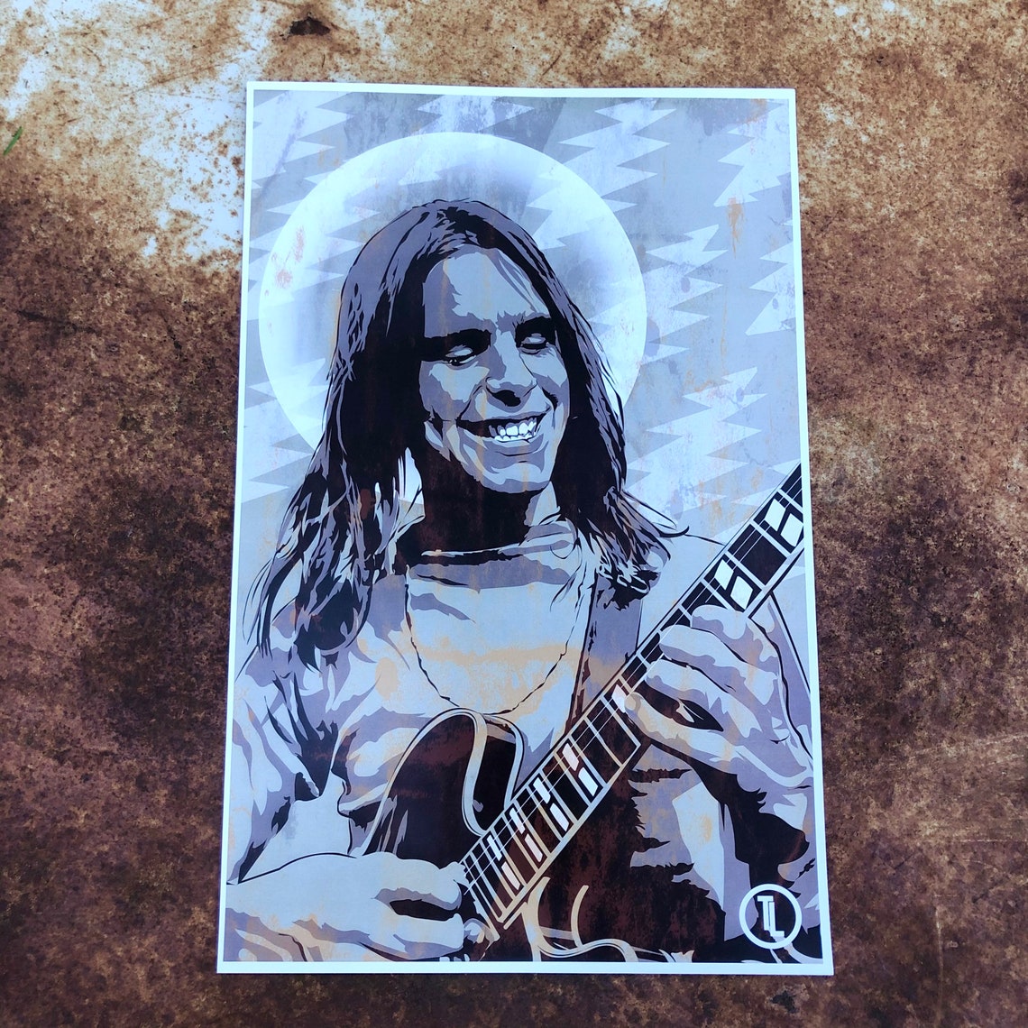 BOB WEIR Signed Photo COA hologram