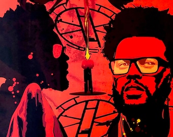 The Weeknd Dawn FM 18x24" Digital Art Print