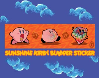 Sunshine Kirby Bumper Sticker