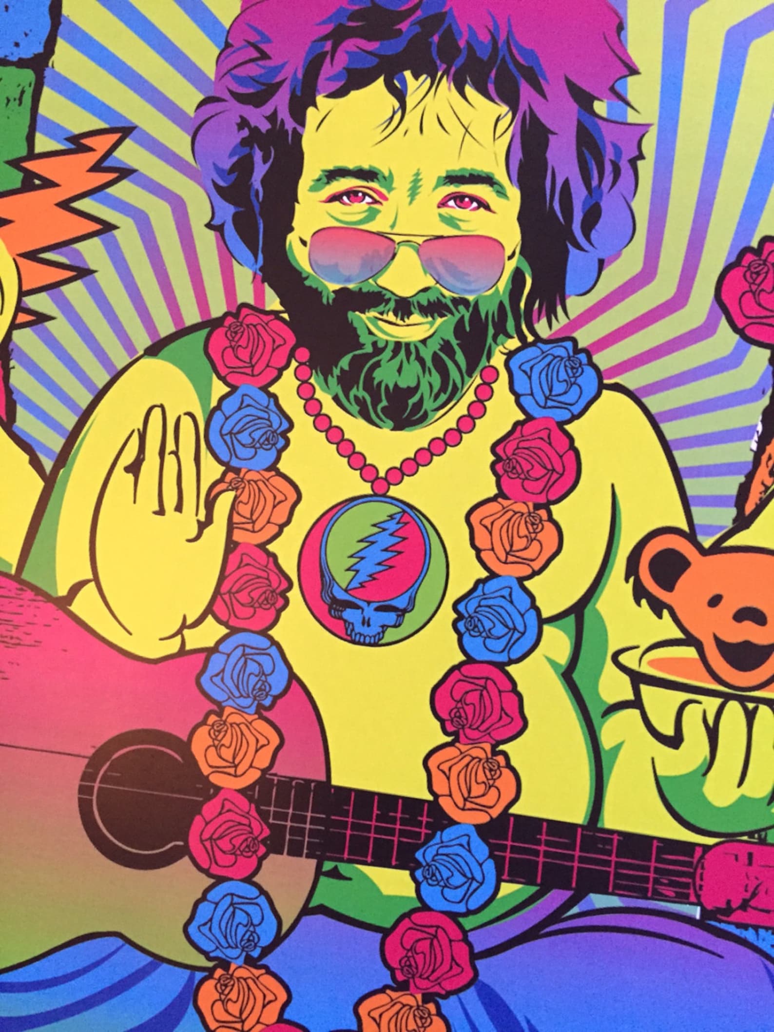 Jerry Garcia Garnesha Digital Art Print Etsy