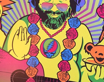 Jerry Garcia "Garnesha" Digital Art Print