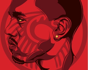 Kanye West "Yeezus" Digital Art Print