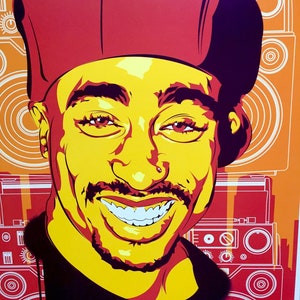 Tupac Digital Art Print