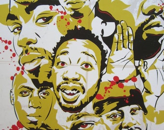 Wu-Tang Clan Enter The 36 Chambers Digital Art Print