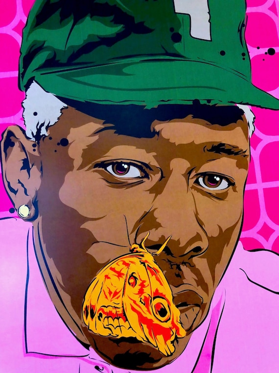 Tyler, The Creator イラスト Tyler, the Creator Digital Art Print - Etsy