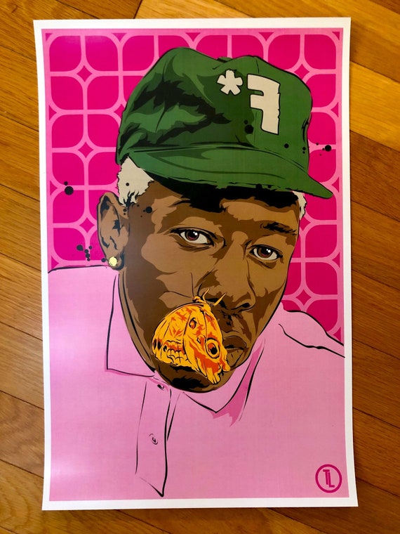 Tyler, The Creator イラスト Tyler, the Creator Digital Art Print - Etsy